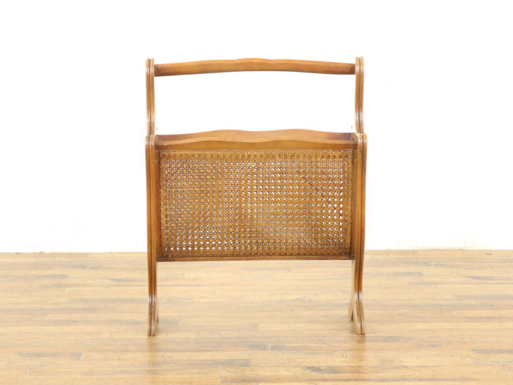 取っ手付きが便利なマガジンラック 64612c アンティーク家具 ウェブ