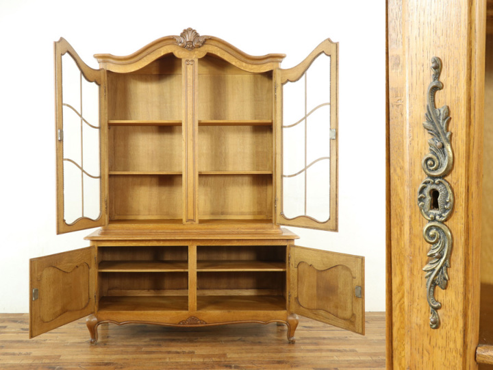 ガラスキャビネット【アンティーク調】【引出し付き】 楽天市場】☆倉庫移転の為、総売り尽くしセール！☆ マホガニー