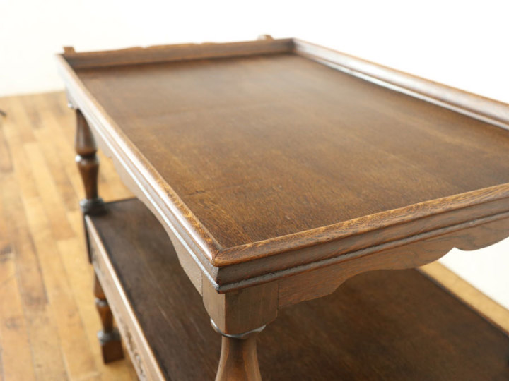 引出し付き サイドテーブル 64661 アンティーク家具 ウェブ