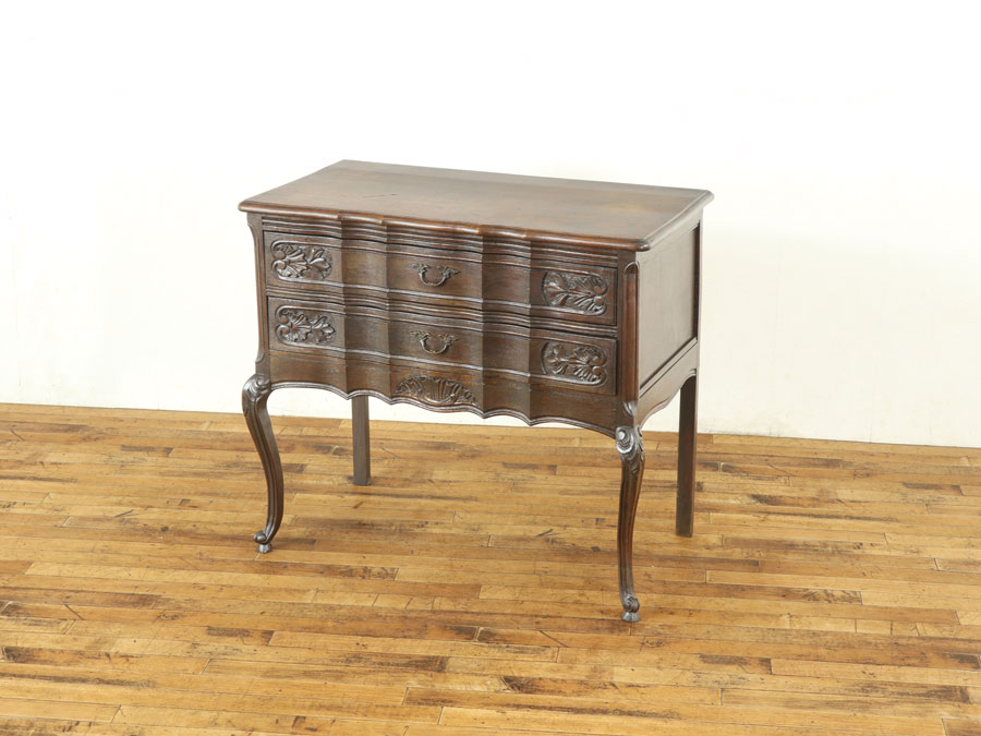 アンティーク家具 猫脚 ネコ脚 コンソールチェスト サイドチェスト