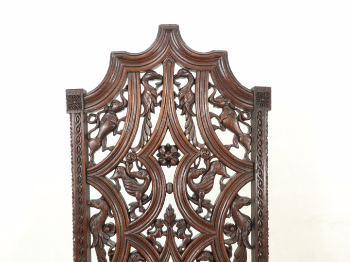 む*こ様 中世の貴族を思わせる素敵な『ハイ＆アームチェア』イタリア製 Troja Arm chair by Kai Kristiansen【お問い合わせ】