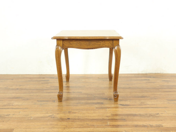 ウッドトップタイプの猫脚コーヒーテーブル 64741 アンティーク