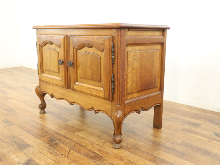 テレビボードにもおすすめ！サイドキャビネット 64754 アンティーク