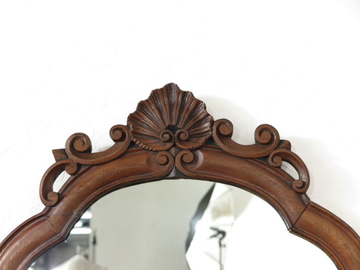 フランスらしい曲線美 ウォールミラー 64784 アンティーク家具 ウェブ