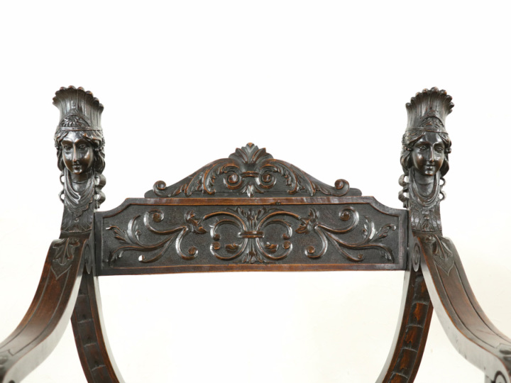 GMIK396A○サボナローラ ダンテスカチェア ヴィンテージ モダン 革張り GMIK396A○サボナローラ ダンテスカチェア ヴィンテージ モダン 革張り