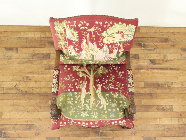 貴婦人と一角獣 バロックの荘厳な華やかさ フランスアンティーク