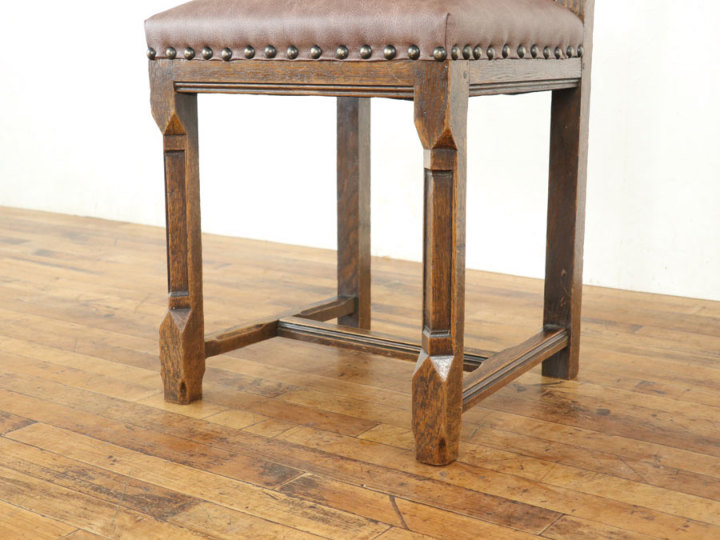 ゴシック フランスアンティークチェア 65006在庫6脚 アンティーク家具