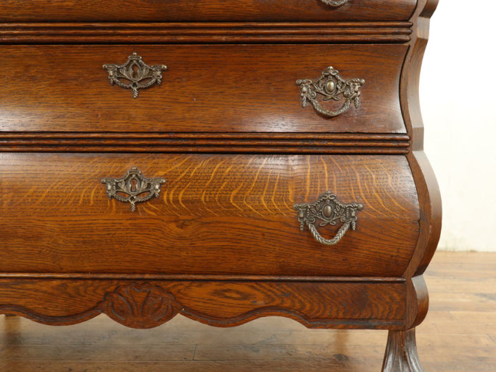 オーク材の味わい深い雰囲気 オランダミニチェスト・コモード 65039