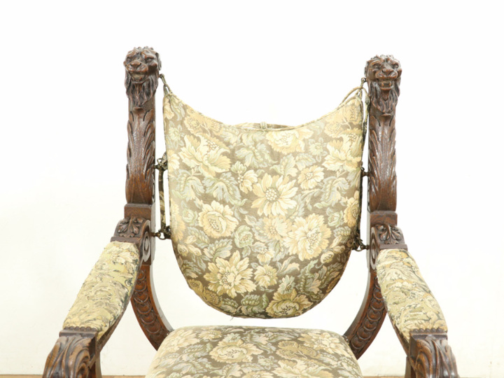 ヴィンテージ】ダンテスカチェア サボナローラチェア 本革張り