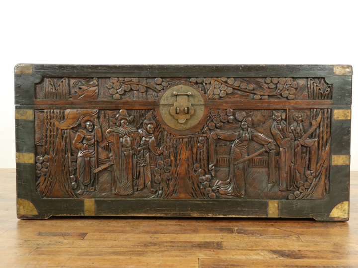 個性的で興味深いデザイン アジアンテイスト コファー 65159