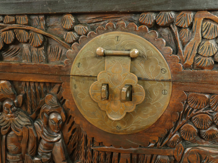 個性的で興味深いデザイン アジアンテイスト コファー 65159