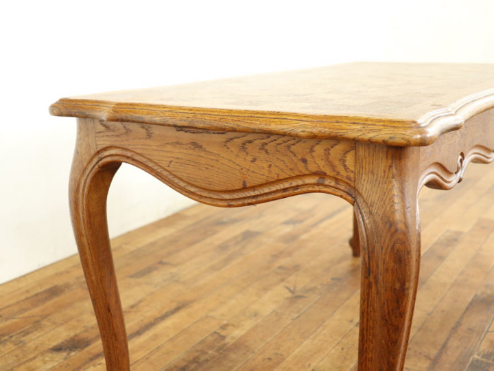 ウッドトップタイプ 猫脚コーヒーテーブル 65162 アンティーク家具