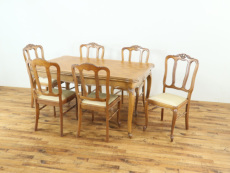 �A���e�B�[�N�e�[�u���E�`�F�A6�r�Z�b�g 65233