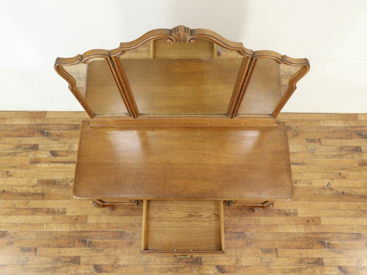 三面鏡 ドレッサー 65334a アンティーク家具 ウェブサイト商品一覧