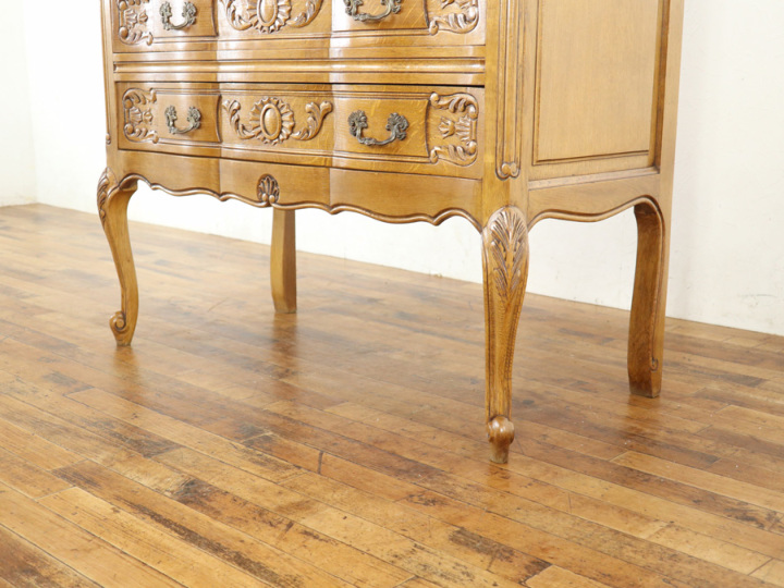 明るめのお色 フランス猫脚ライティングビューロー 65339 アンティーク