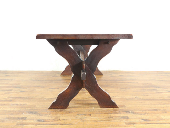 久々入荷 ダークカラー オランダダイニングテーブル 65344a