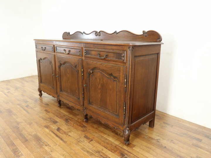 ダークカラー フランス サイドボード 65346 アンティーク家具 ウェブ