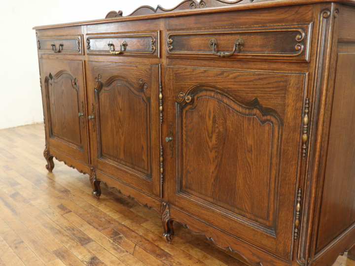 ダークカラー フランス サイドボード 65346 アンティーク家具 ウェブ