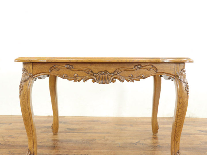 珍しい天板サイズ 猫脚 コーヒーテーブル 65379 アンティーク家具