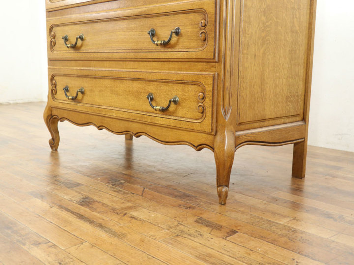 ディスプレイ台にも フランス 猫脚チェスト 65398 アンティーク家具