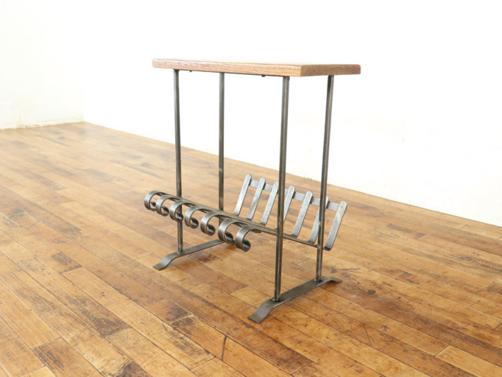 アイアン ペーパーラック 65431 アンティーク家具 ウェブサイト商品