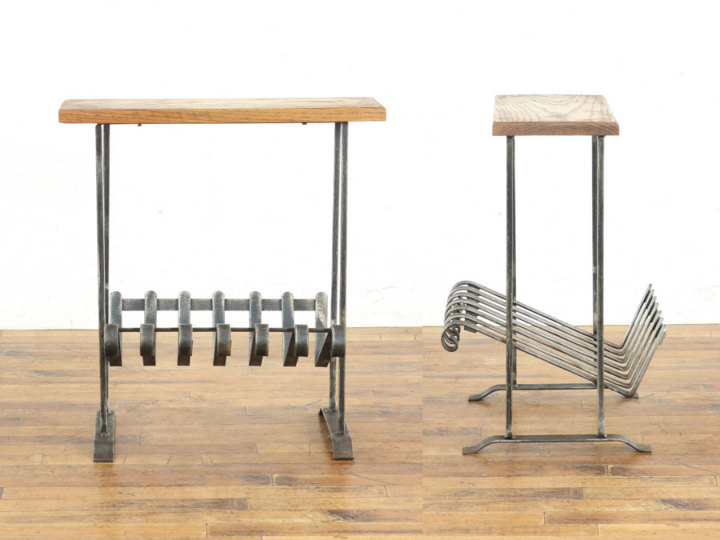 アイアン ペーパーラック 65431 アンティーク家具 ウェブサイト商品