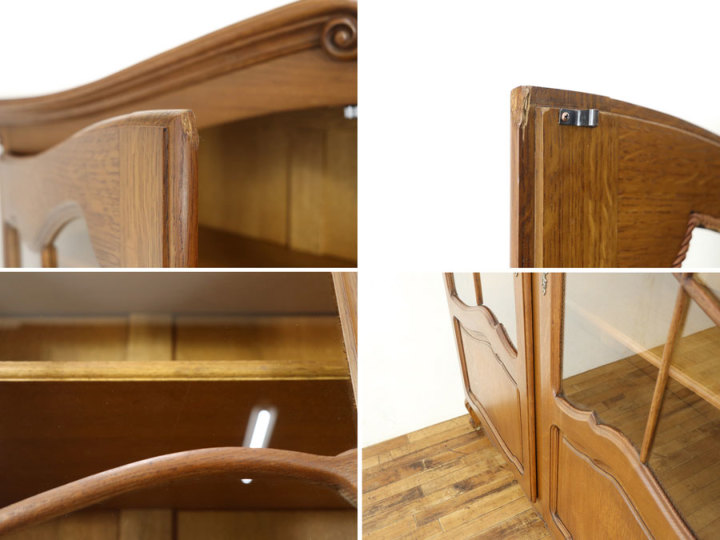 シンプルさが可愛い 猫脚キャビネット 70144 アンティーク家具 ウェブ