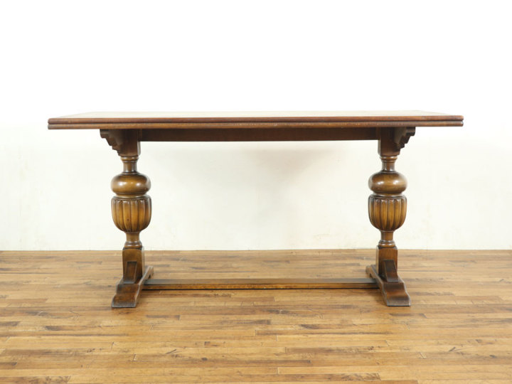 横長が嬉しいリフェクトリーテーブル 70159 アンティーク家具 ウェブ