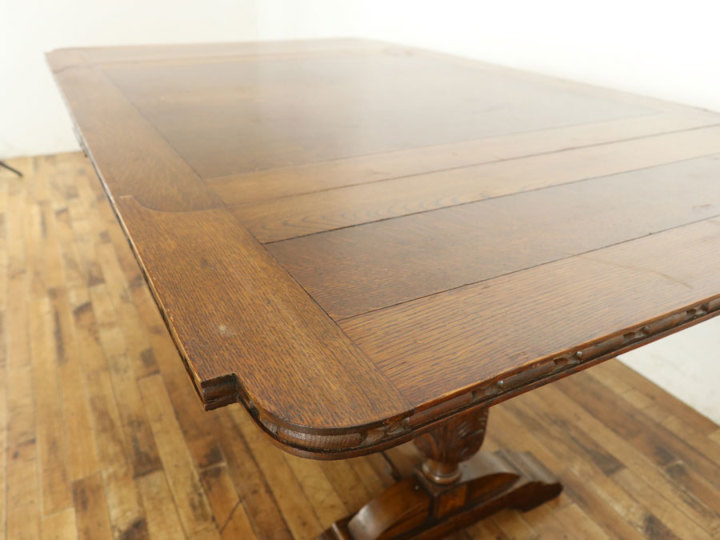 ブルボーズレッグ ドローリーフテーブル 70164 アンティーク家具