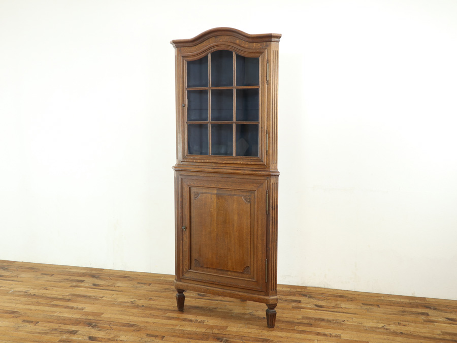 アンティーク　コーナーキャビネット　飾り棚 素朴でかわいい コーナーキャビネット 70180 アンティーク家具 ウェブ