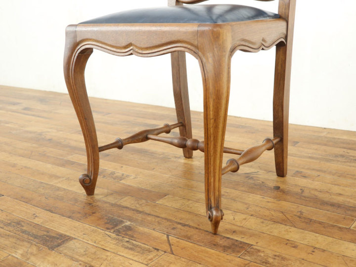 アンティーク　イス　2脚 張替済ダイニングチェア 70193在庫2脚 アンティーク家具 ウェブサイト