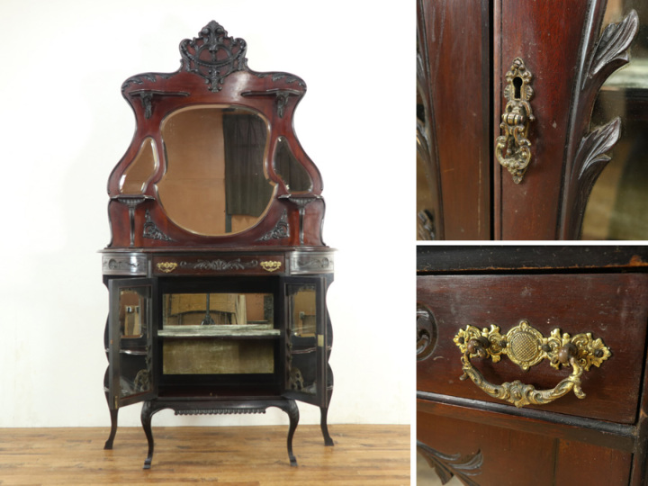 古いキャビネット 1950-60's ヴィンテージ スチール パーツキャビネット - アンティーク