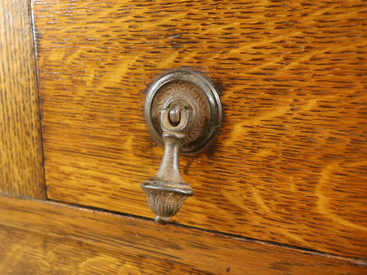 縦長ミラーの英国ドレッサー 70267 アンティーク家具 ウェブサイト商品