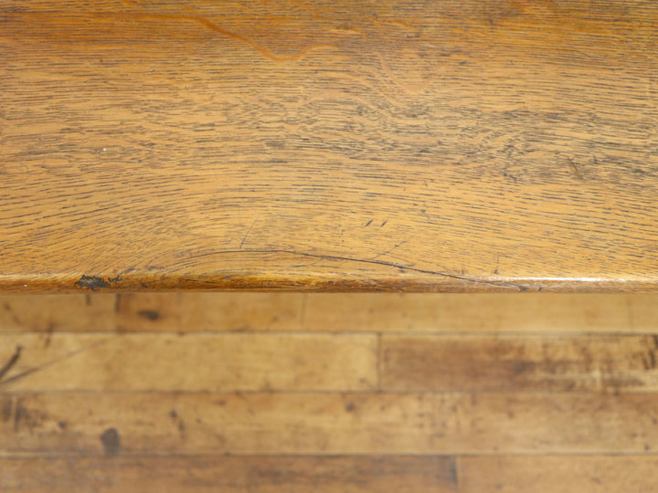 教会のベンチ 横長サイズのチャーチピュー 70329 アンティーク家具