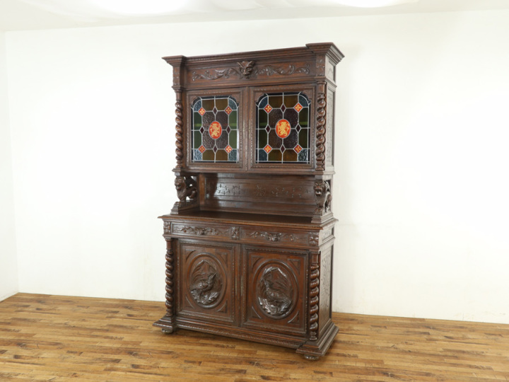 ルネサンス ハンティングスタイル キャビネット 70364 アンティーク