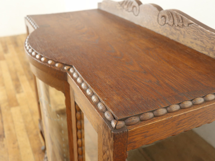 アンティーク　キャビネット　チェスト チェストなどの上に置くのもおすすめ ショーケース 70376 アンティーク