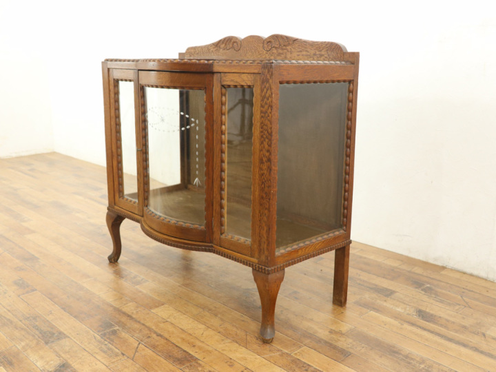 チェストなどの上に置くのもおすすめ ショーケース 70376 アンティーク