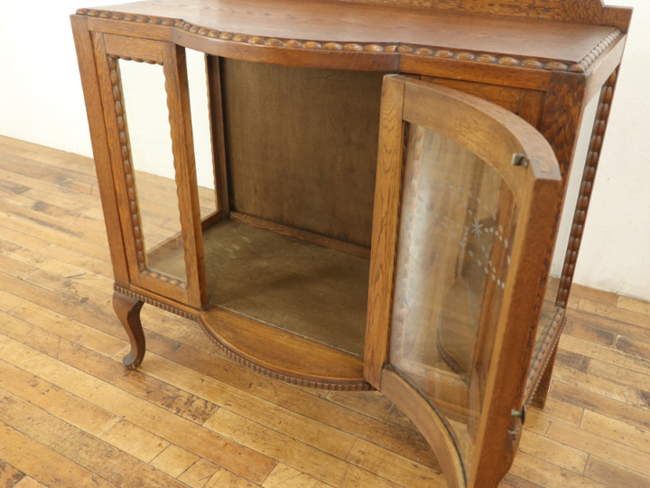 アンティーク　キャビネット　チェスト チェストなどの上に置くのもおすすめ ショーケース 70376 アンティーク