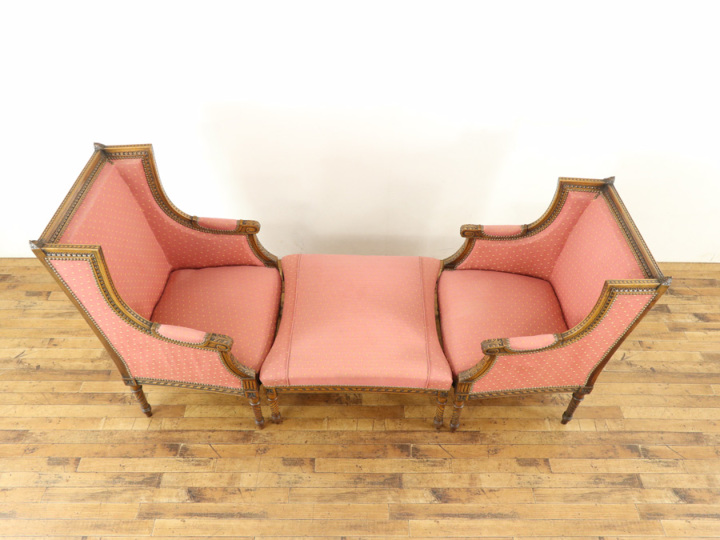 3つ並べると一つのソファになる ソファセット(duchesse brisee