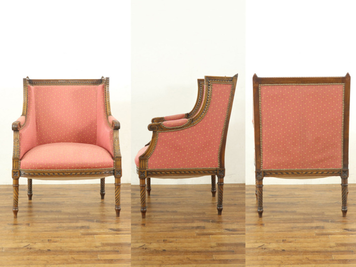 フランスビンデージ家具 3つ並べると一つのソファになる ソファセット(duchesse brisee