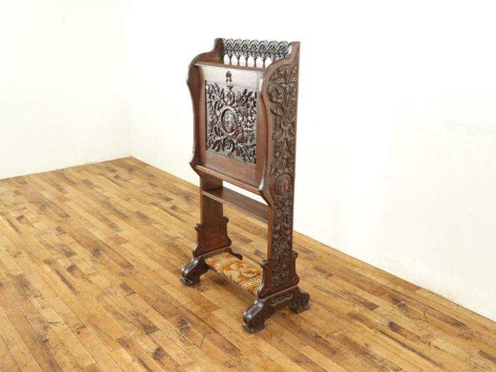 薄型タイプ 素晴らしい彫刻のフランスアンティーク家具 ライティング