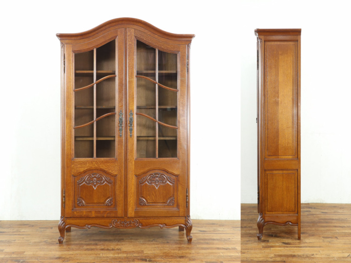 落ち着きあるこだわりのデザイン キャビネット 70612 アンティーク家具