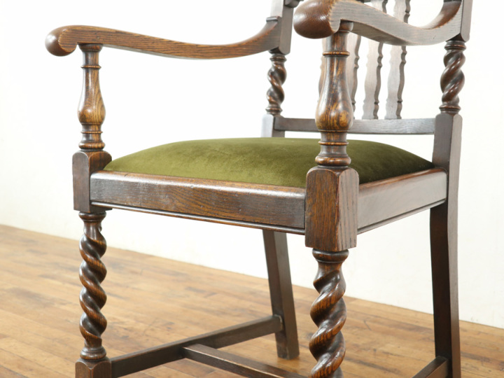 イギリス アンティーク 家具 アームチェア 椅子 英国 339A イギリス アンティーク 家具 アームチェア 椅子 英国 339A