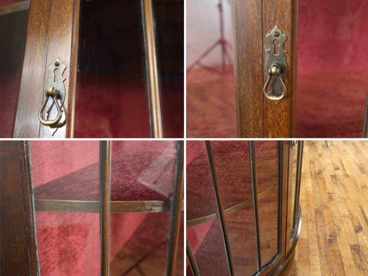 【三歩】イギリス　アンティーク　壁掛け　ショーケース　輸入 三歩】イギリス アンティーク 壁掛け ショーケース 輸入 三歩