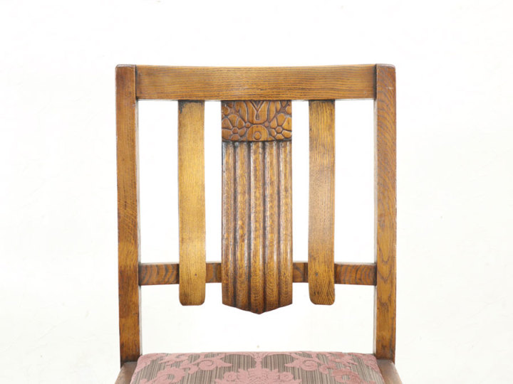 張替済 ダイニングチェア 80428在庫4脚 アンティーク家具 ウェブサイト