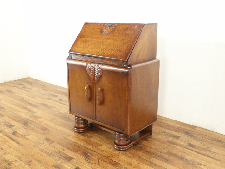 アールデコ ライティングビューロー 80437 アンティーク家具 ウェブ