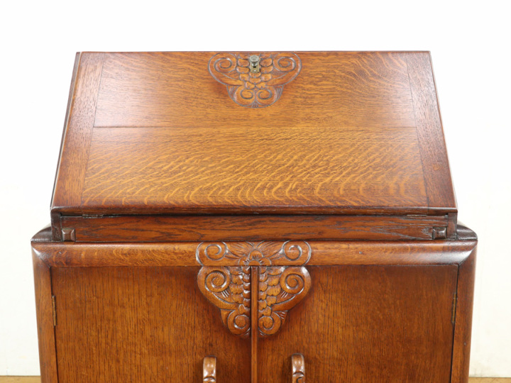 アールデコ ライティングビューロー 80437 アンティーク家具 ウェブ