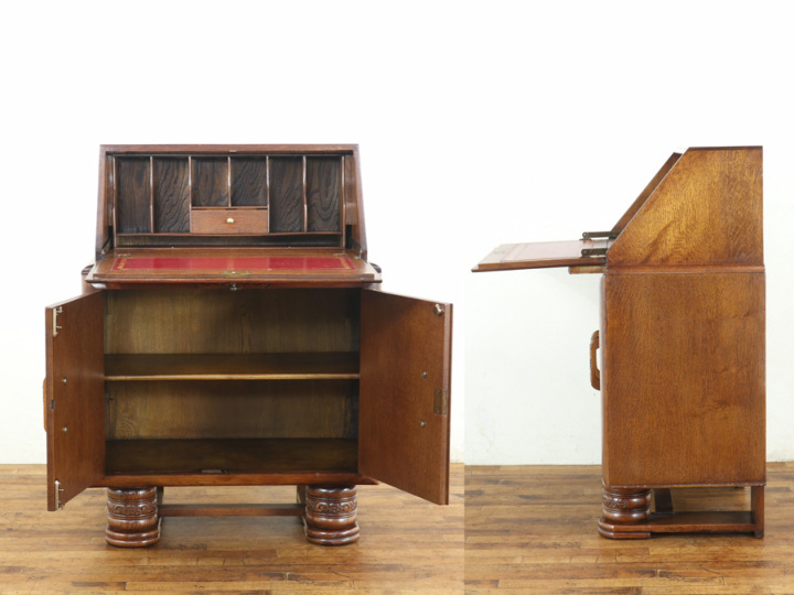 アールデコ ライティングビューロー 80437 アンティーク家具 ウェブ