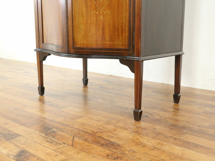 ほんとに希少なサイズです クロス張替済エドワーディアンショーケース