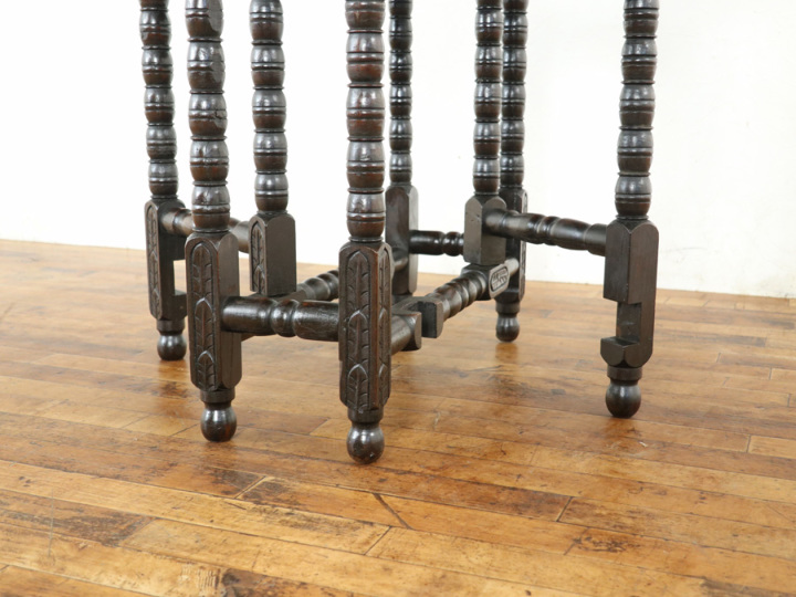 アンティーク家具らしい魅力たっぷり ゲートレッグテーブル 80456